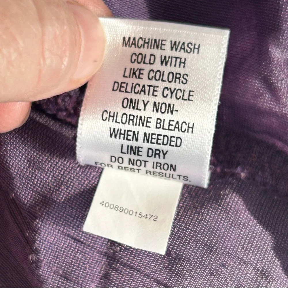 Croft & Barrow Purple Crushed Velvet Jacket Size S Whimsigoth